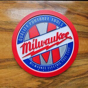 Milwaukee Tools RETRO -  3D Printed Sign